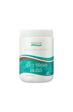 Natural Look Tea Tree Bliss Wax 1kg Tub 600x600