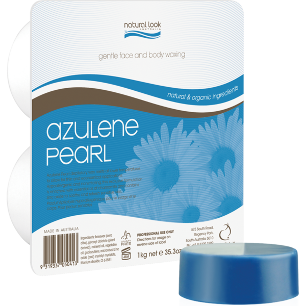 Natural Look Azulene Pearl Solid Wax 800