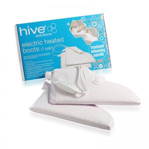 Provides extra warmth and comfort during relaxing paraffin heat therapy or luxury pedicure treatments. Soothes joints and muscles. 2 heat settings.