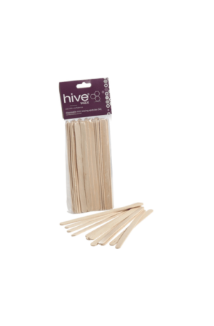 Hive Disposable Mini Wooden Spatulas 600x600