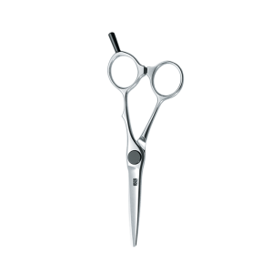 KASHO Scissors KXP-53SS. Form: Semi-Semi Offset. Length: 5.2". For Professional Use: Hairstylists and Barbers. Made in Japan.