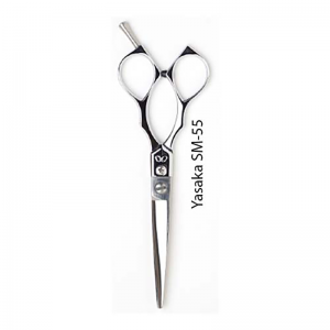 Yasaka Scissors SM-55. For Professional Use: Hairstylists and Barbers. Made in Japan.