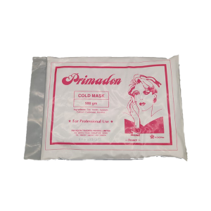 Primadon Cold Mask. It reduce swelling, inflammation, wrinkles. Ingredients: Talc, Kaolin, Gypsum, Calcium Carbonate, menthol. 550gm. For Professional Use.