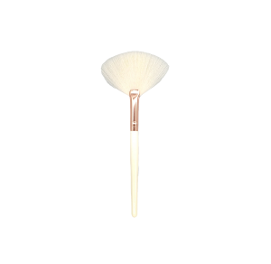 White Fan Brush. For Beauty Salons.