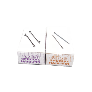 CME Special Hair Pin. To clip hair. For Hair Salons. 2 variations: 5555 (0.2kg). A555 - with ball tip (0.12kg).