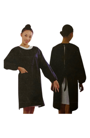 Meiho Black Apron with Sleeves 600x600
