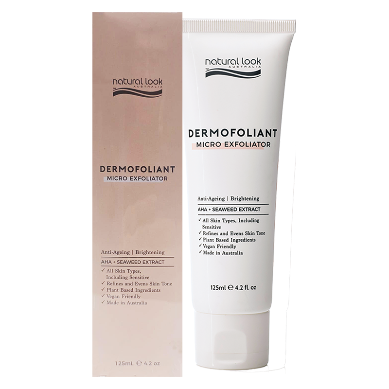 Natural Look Dermofoliant Micro Exfoliator 125ml Set