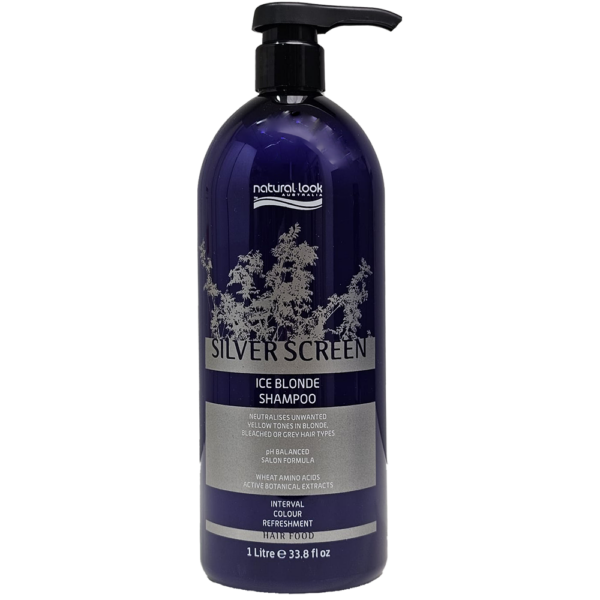 Natural Look Silver Screen Ice Blond Shampoo 1000ml