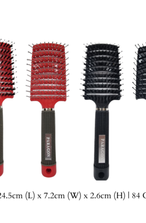 Curved Vent Brush W/Boar Bristles