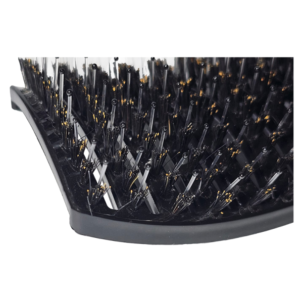 Paragon Curve Vent Brush W-Boar Bristles Black CloseUp 800