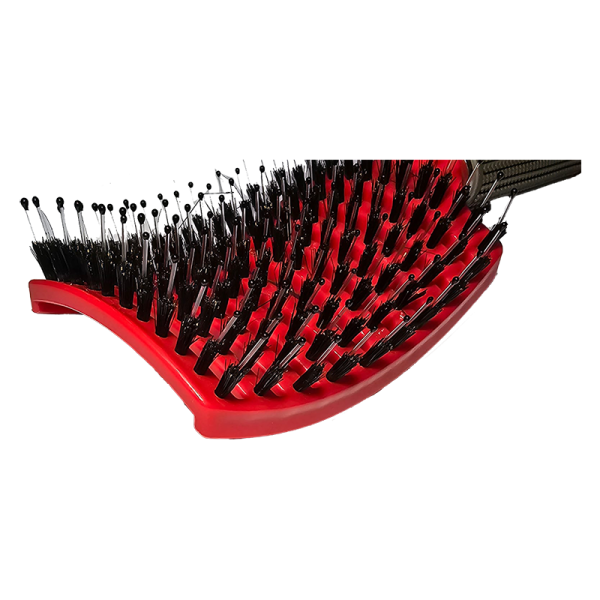 Paragon Curve Vent W-Boar Bristles Red CloseUp 800